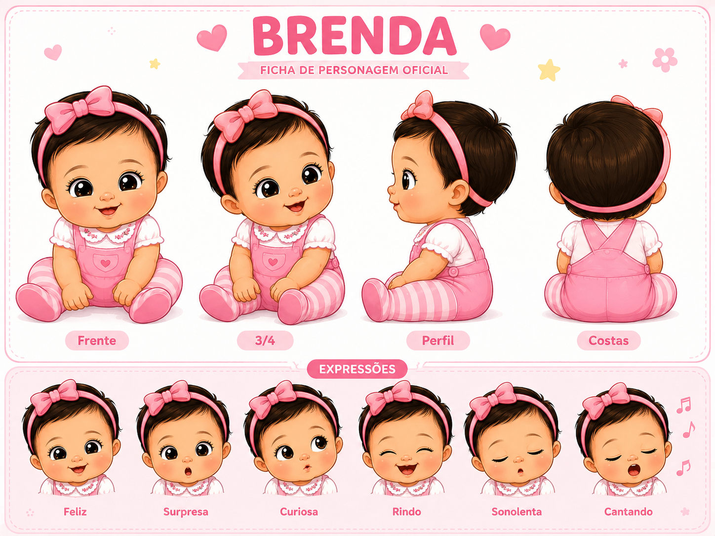 Ficha oficial da personagem Brenda